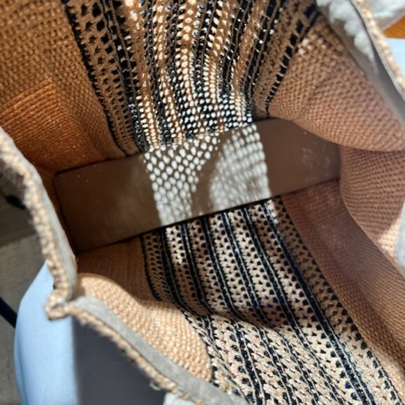 ISABEL MARANT striped straw tote - Picture 8 of 8